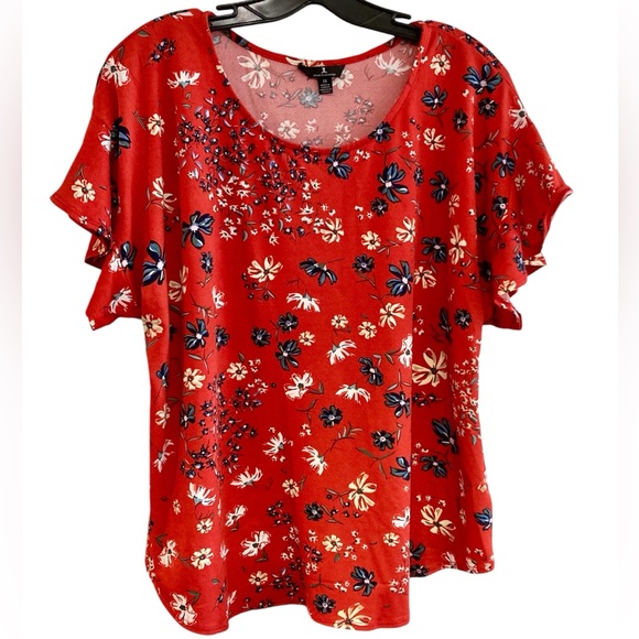 Jules & Leopold | Flutter Sleeve Blouse - Picture 1 of 11